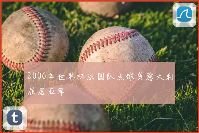 2006年世界杯法国队点球负意大利屈居亚军