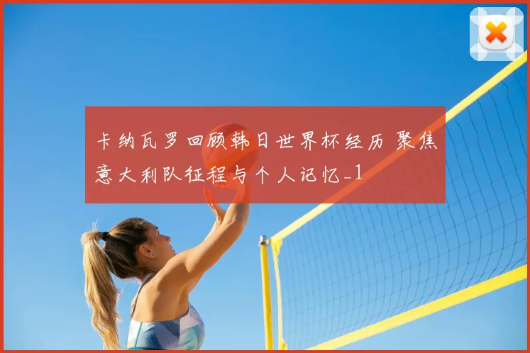 卡纳瓦罗回顾韩日世界杯经历 聚焦意大利队征程与个人记忆_1