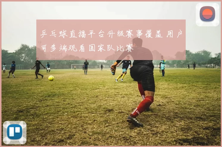 乒乓球直播平台升级赛事覆盖 用户可多端观看国家队比赛